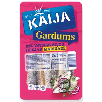SIĻĶU FILEJAS KAIJA GARDUMS ATLANTIJAS MARINĀDĒ 250G