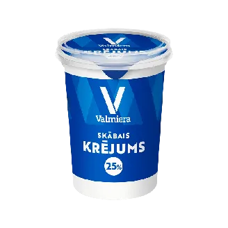 Skābais krējums VALMIERA 25% 450g