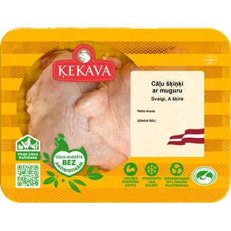 ŠĶIŅĶI ĶEKAVA CĀĻU AR MUGURU FAS. 600G