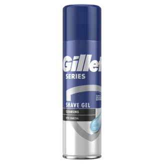 SKŪŠANĀS ŽELEJA GILLETTE CLEANSING WITH CHARCOAL 200ML