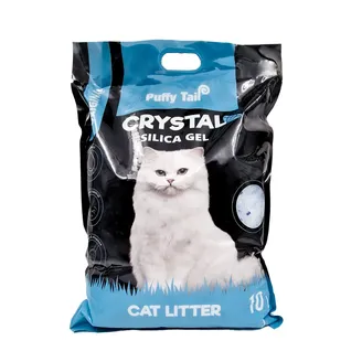 SMILTIS KAĶIEM PUFFY TAIL SILIKAGELA 10L