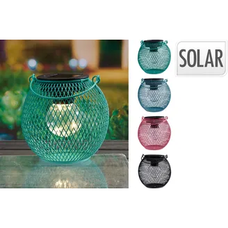 SOLĀRLAMPA GALDA BUMBA ASORTI D12CM H16.5CM DISPLEJĀ SS26