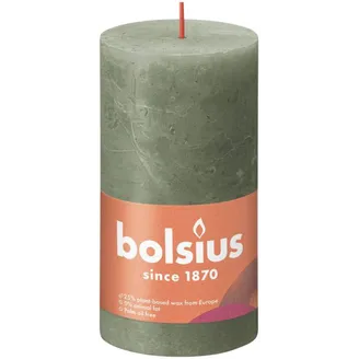 SVECE CILINDRS RUSTIKA BOLSIUS OLĪVZAĻA 60H 6.8X13CM