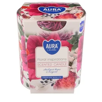 SVECE GLĀZĪTĒ AROM. AURA FLORAL INSPIRATION 22H