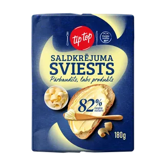 SVIESTS TIP TOP SALDKRĒJUMA 82% 180G