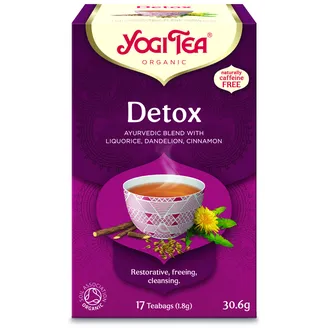 TĒJA BIO YOGI TEA ORGANISMA ATTĪRĪŠANAI 1.8GX17