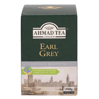 TĒJA MELNĀ AHMAD EARL GREY 100G
