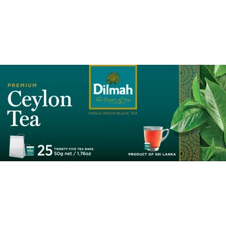 Melnā tēja Dilmah premium 25x2g