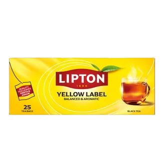 TĒJA MELNĀ LIPTON YELLOW LABEL 2GX25