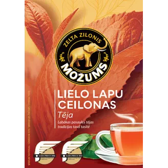 Zaļā tēja MOŽUMS LIELO LAPU 100g