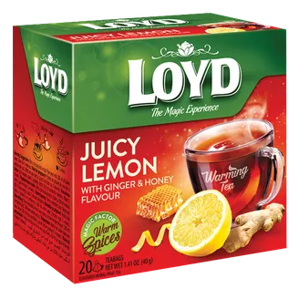 TĒJA ZAĻĀ LOYD WARMING AR CITRONA GARŠU PYRAMIDS 2GX20