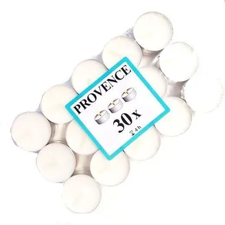 TĒJAS SVECES PROVENECE BALTAS 30GAB.