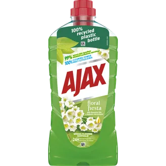 TĪR.LĪDZEKLIS AJAX UNIVERSĀLS FLORAL FIESTA ZAĻŠ 1L
