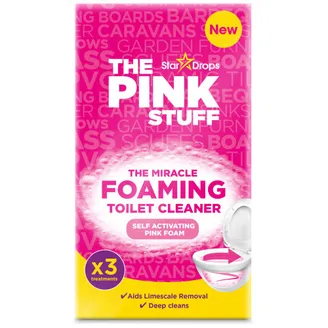 TĪR.LĪDZEKLIS THE PINK STUFF PUTOJOŠS WC PULVERIS 3GABX100G