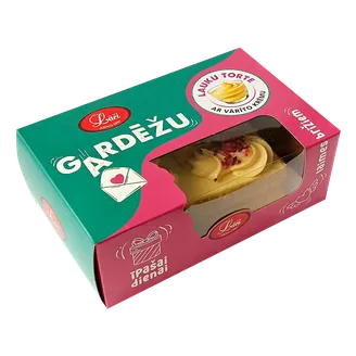 TORTE LĀČI GARDĒŽU LAUKU AR VĀRĪTO KRĒMU 300G