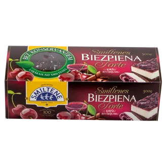 TORTE SMILTENE BIEZPIENA AR ĶIRŠIEM 500G