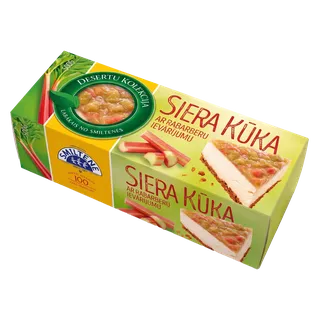 KŪKA SMILTENE SIERA AR RABARBERU IEVĀRĪJUMU 500G