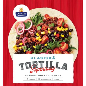 Tortilla Latvijas Maiznieks kviešu klasiskā 360g