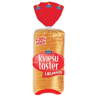TOSTERMAIZE LATVIJAS MAIZNIEKS LIELMAIZE 600G