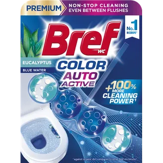 TUALETES BLOKS BREF COLOR AUTO ACTIVE EUCALYPTUS 50G