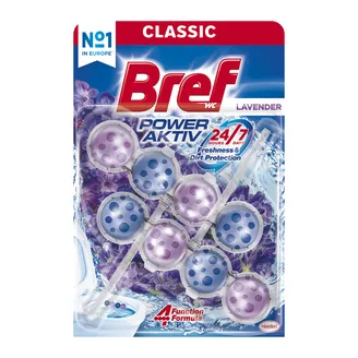 TUALETES BLOKS BREF POWER AKTIV LAVENDER 2X50G