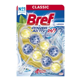 TUALETES BLOKS BREF POWER AKTIV LEMON 2X50G