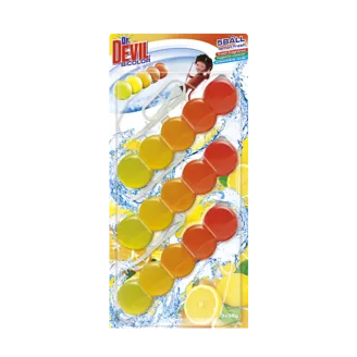 TUALETES BLOKS DR.DEVIL LEMON FRESH 3X35G