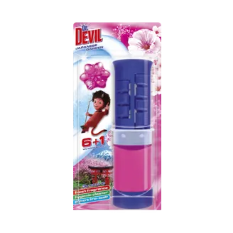 TUALETES BLOKS DR.DEVIL PAŠLĪM.GĒLA DISKI AR DOZAT.ZIEDU45ML
