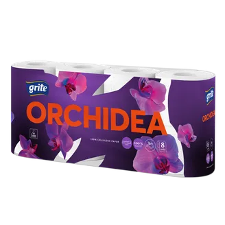 TUALETES PAPĪRS GRITE ORCHIDEA 3KĀRTAS 8RUĻĻI