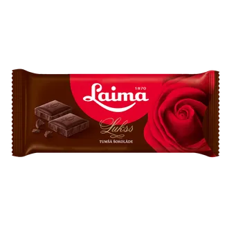 Tumšā šokolāde LAIMA Lukss Roze, 90g