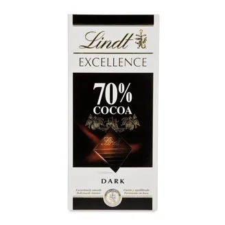 TUMŠĀ ŠOKOLĀDE LINDT EXCELLENCE KAKAO 70% 100G