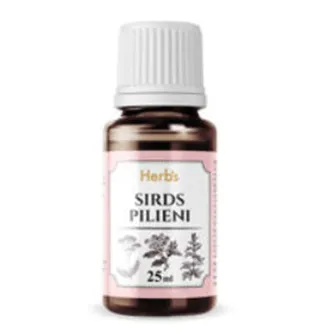 Uztura bagātinātājs HERBS Sirds pilieni 25ml