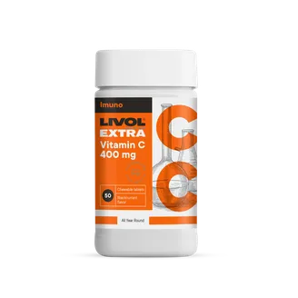 UZTURA BAGĀTINĀTĀJS LIVOL EXTRA VITAMIN C 400MG N50