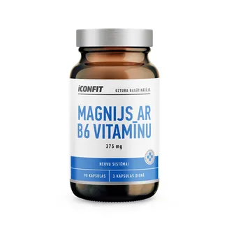 UZTURA BAGĀTINĀTĀJS MAGNIJS ICONIFIT B6 N90 375MG