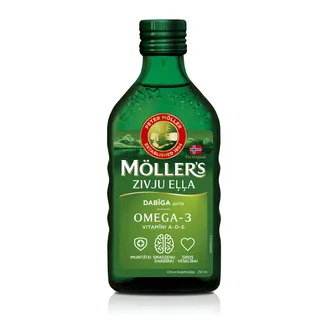UZTURA BAGĀTINĀTĀJS MÖLLERS ZIVJU EĻĻA ORĢINĀLĀ GARŠA 250ML