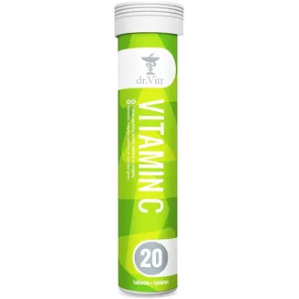 UZTURA BAGĀTINĀTĀJS VITAMĪNI DR.VITT ŠĶĪSTOŠIE C VIT.86G