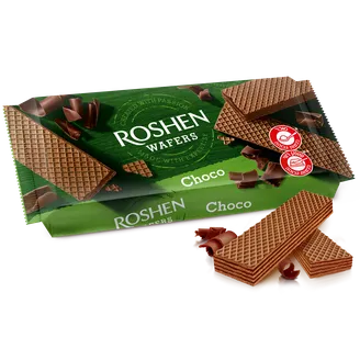 Kakao vafeles Roshen Wafers Cocoa ar kakao pildījumu 216g