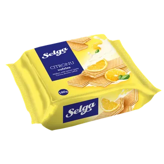 Vafeles Selga ar citronu garšu 180g