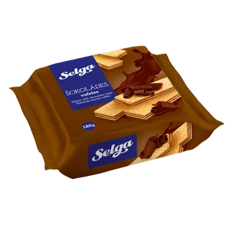 Vafeles Selga ar šokolādes garšu 180g