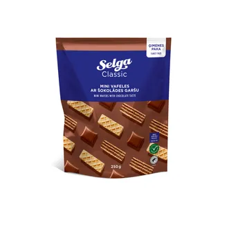VAFELES SELGA MINI AR ŠOKOLĀDES GARŠU 250G