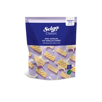 VAFELES SELGA MINI AR VANIĻAS GARŠU 250G