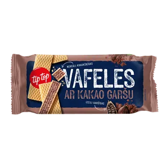 VAFELES TIP TOP AR KAKAO GARŠU 150G