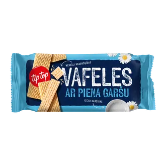VAFELES TIP TOP AR PIENA GARŠU 150G