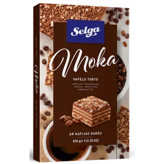 VAFEĻU TORTE SELGA MOKA 350G