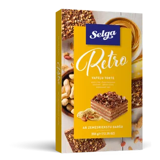 VAFEĻU TORTE SELGA RETRO 350G