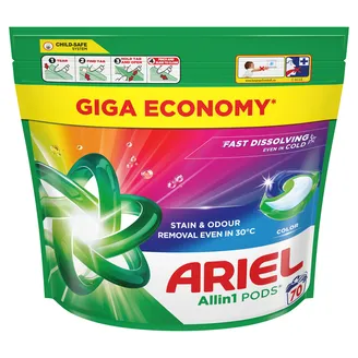 VEĻAS MAZG.KAPSULAS ARIEL COLOR 70GAB
