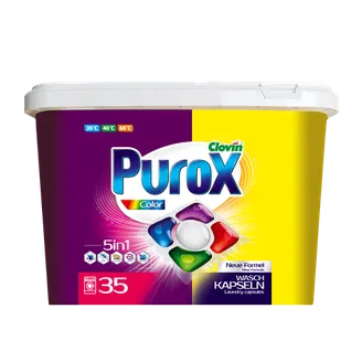 VEĻAS MAZG.KAPSULAS PUROX COLOR GEL 35GAB