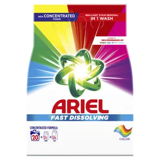 VEĻAS PULVERIS ARIEL COLOR 1.1KG 20MR