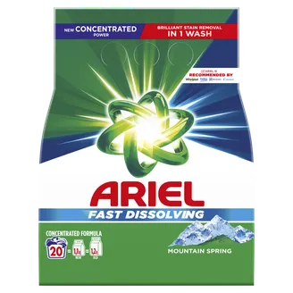 VEĻAS PULVERIS ARIEL MOUNTAIN SPRING 1.1KG 20MR
