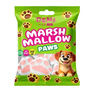 ZEFĪRS DEMI MARSHMALLOW TAPA LAPKA 60G